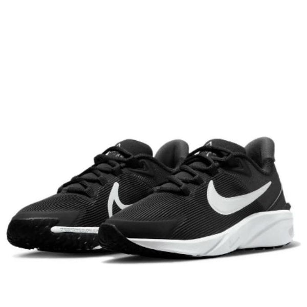 Кроссовки star runner 4 'black white' Nike, черный — фото 3