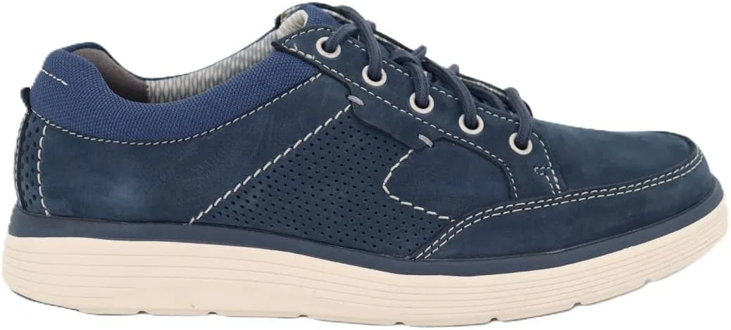 Мужские кружевные дерби Clarks Un Abode, Blue Navy Nubuck