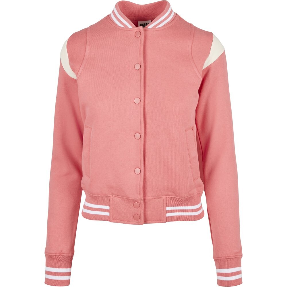 

Куртка Urban Classics Inset College-Big, розовый