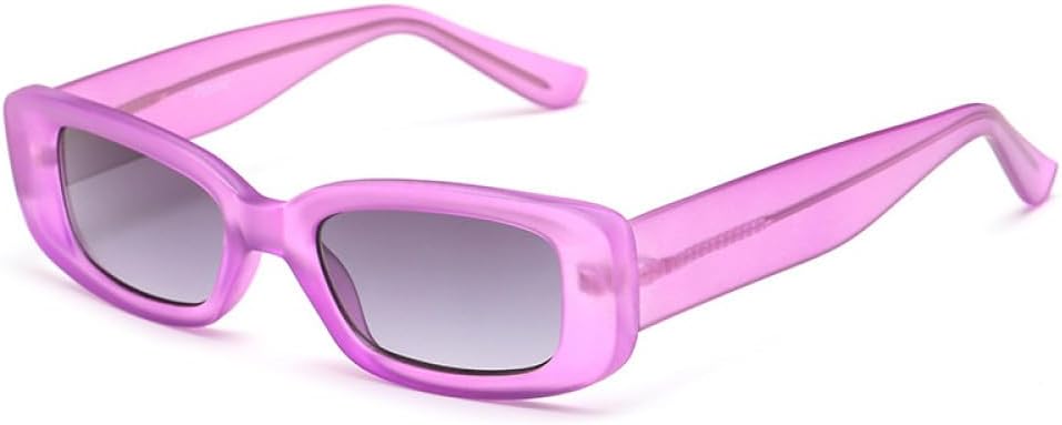 

Винтажные прямоугольные солнцезащитные очки для женщин и мужчин, ретро-очки с мраморным рисунком, женские солнцезащитные очки с защитой от УФ-излучения UV400 generic, Purple Gray