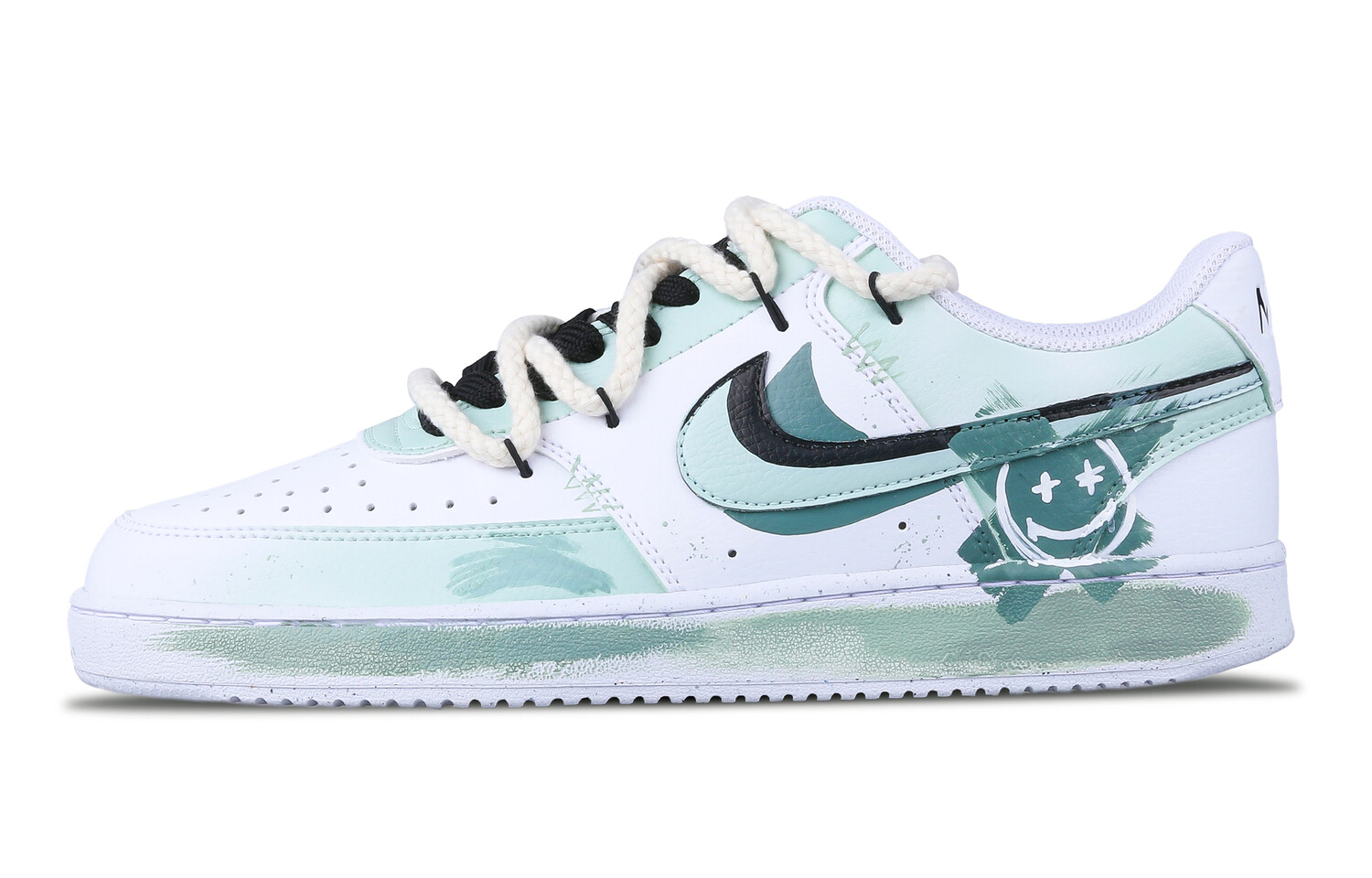 

Кроссовки Nike Court Vision 1 Skateboarding Shoes Women's Low-top Green, зеленый