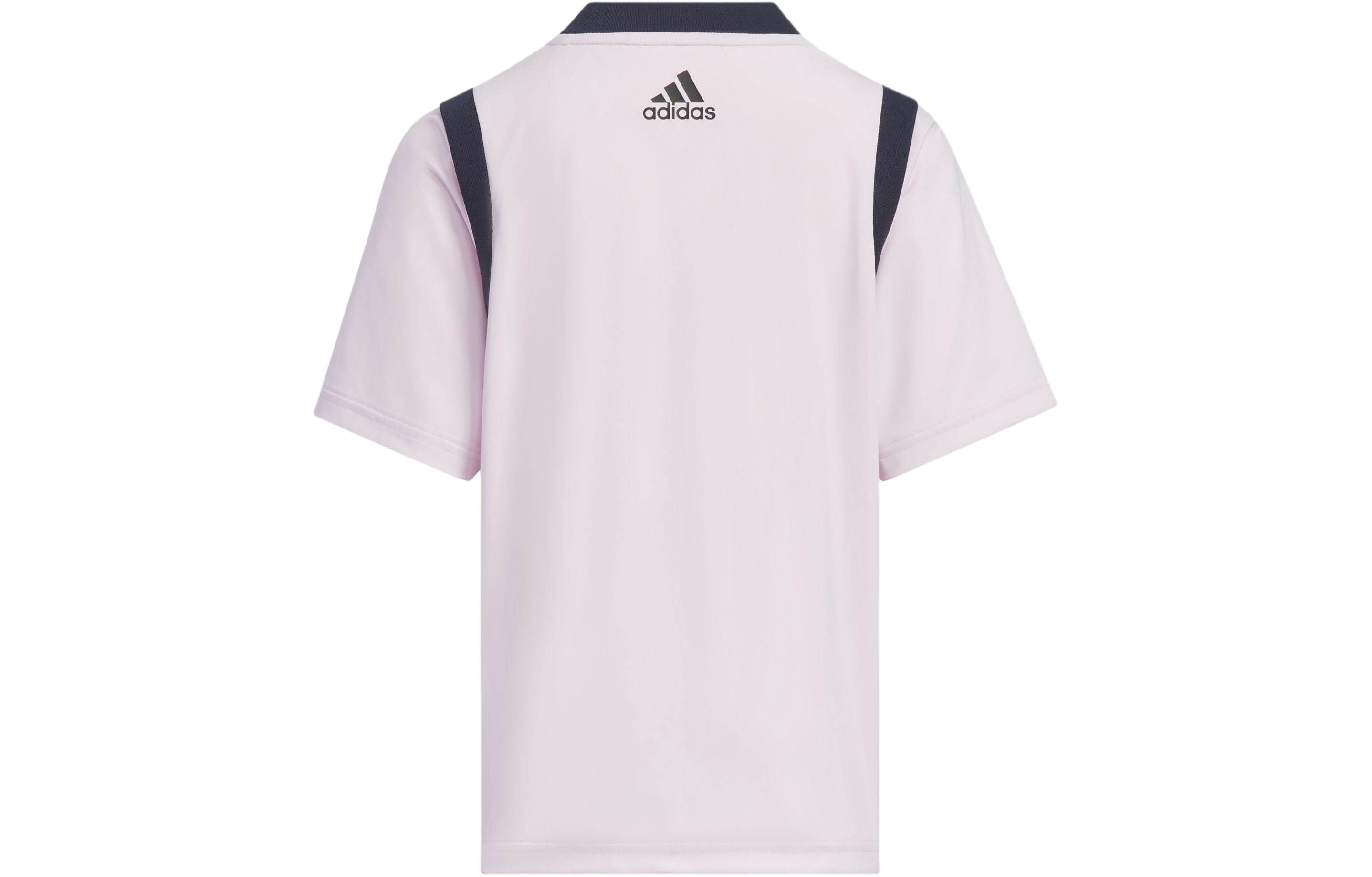 Детский спортивный костюм Adidas розовый, комплект одежды (розовый+розовый) — фото 4
