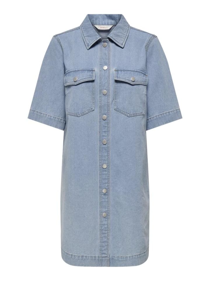 

Платье до колена ONLY, цвет light blue denim