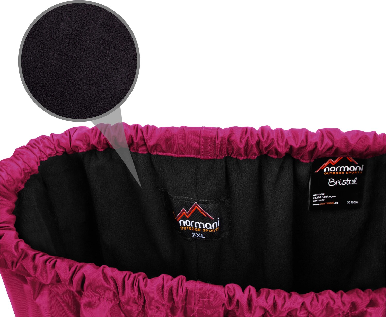 Водонепроницаемые брюки Normani Outdoor Sports Kinder, розовый — фото 4