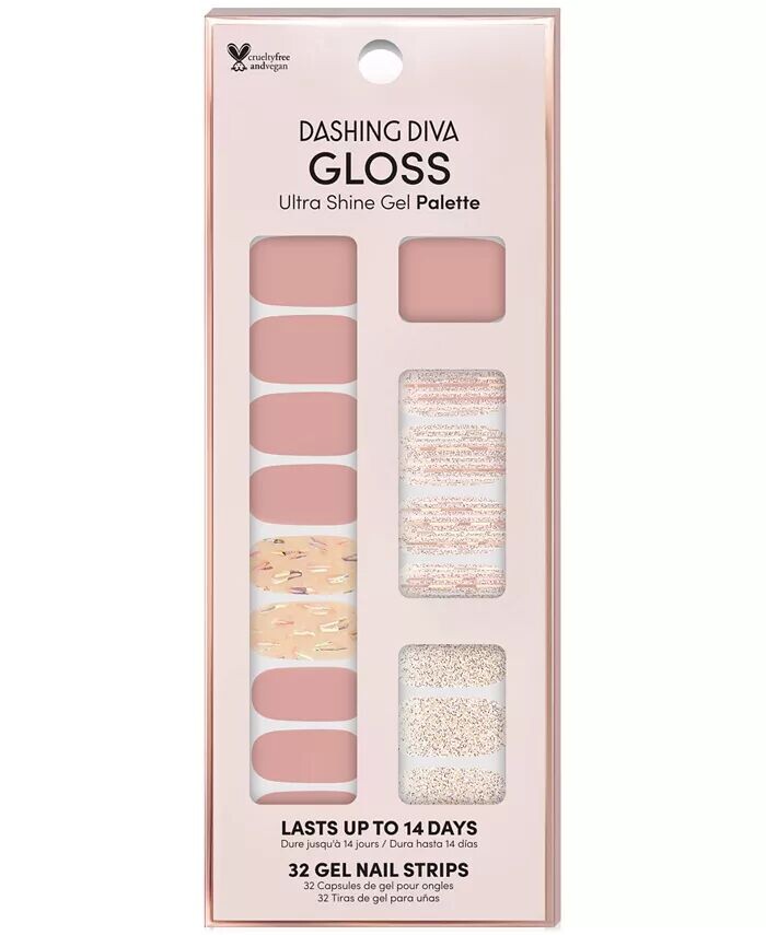 

GLOSS Ultra Shine Gel Palette – После сияния Dashing Diva, цвет After Glow