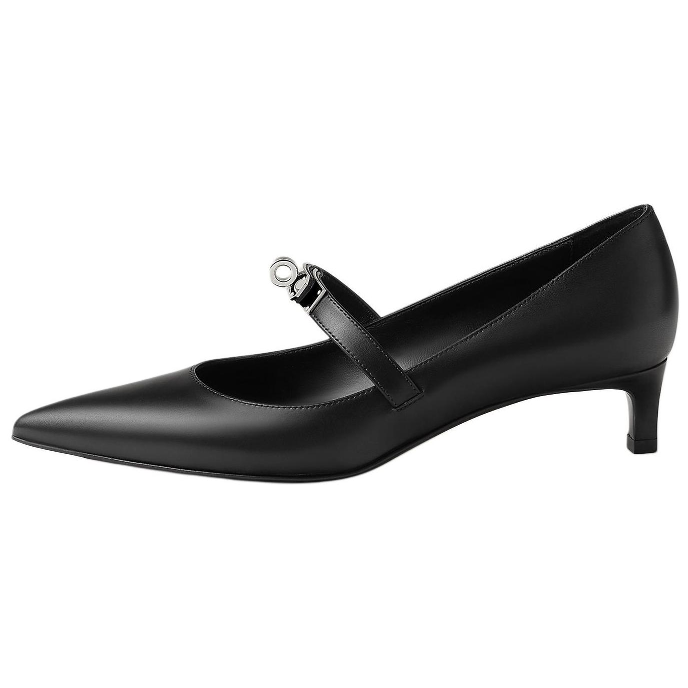 HERMES Туфли Kiara Slim Heel High Heel 4 см, женские, черные