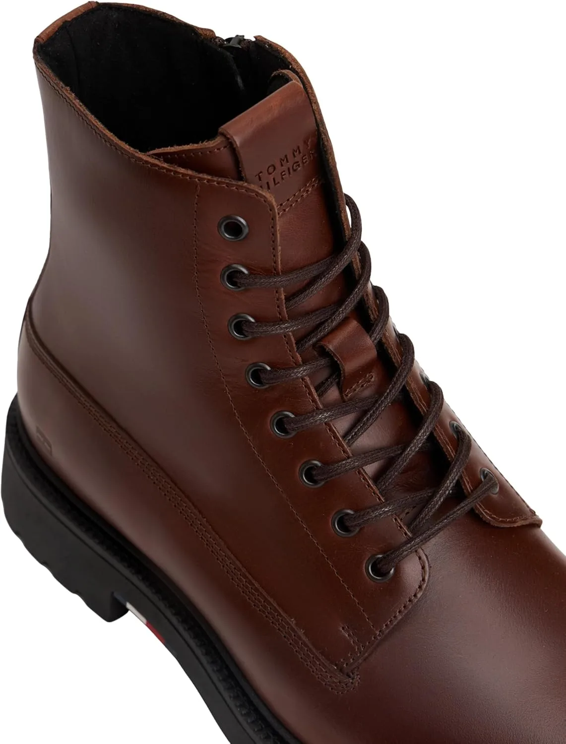 Мужские ботинки Tommy Hilfiger Hilfiger Comfort Lwt LTH Fm0fm05593 средней высоты, коричневый — фото 4