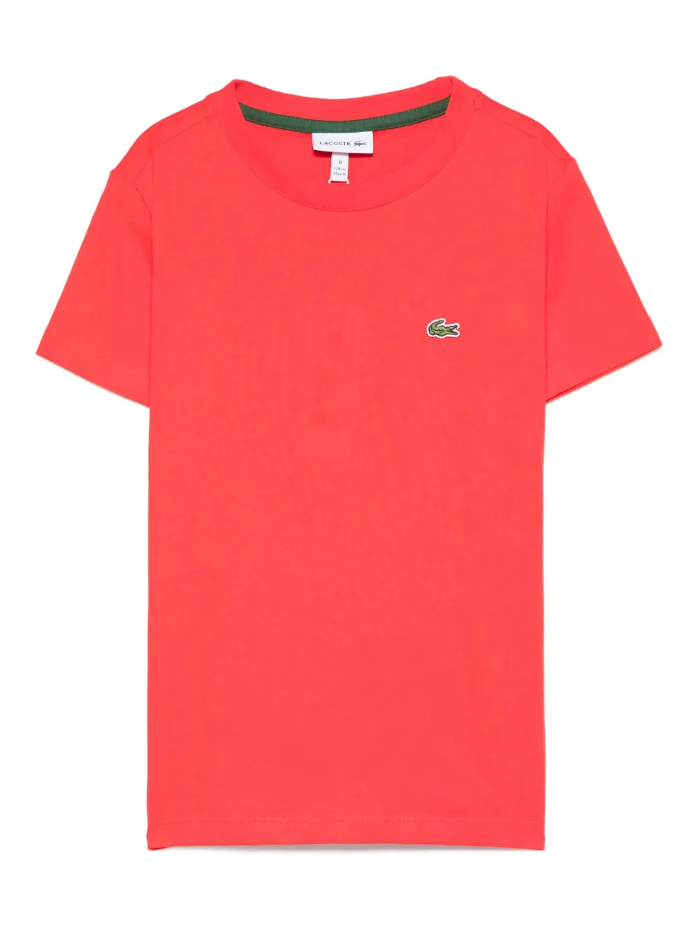 Футболка с нашивкой-логотипом Lacoste Kids, красный