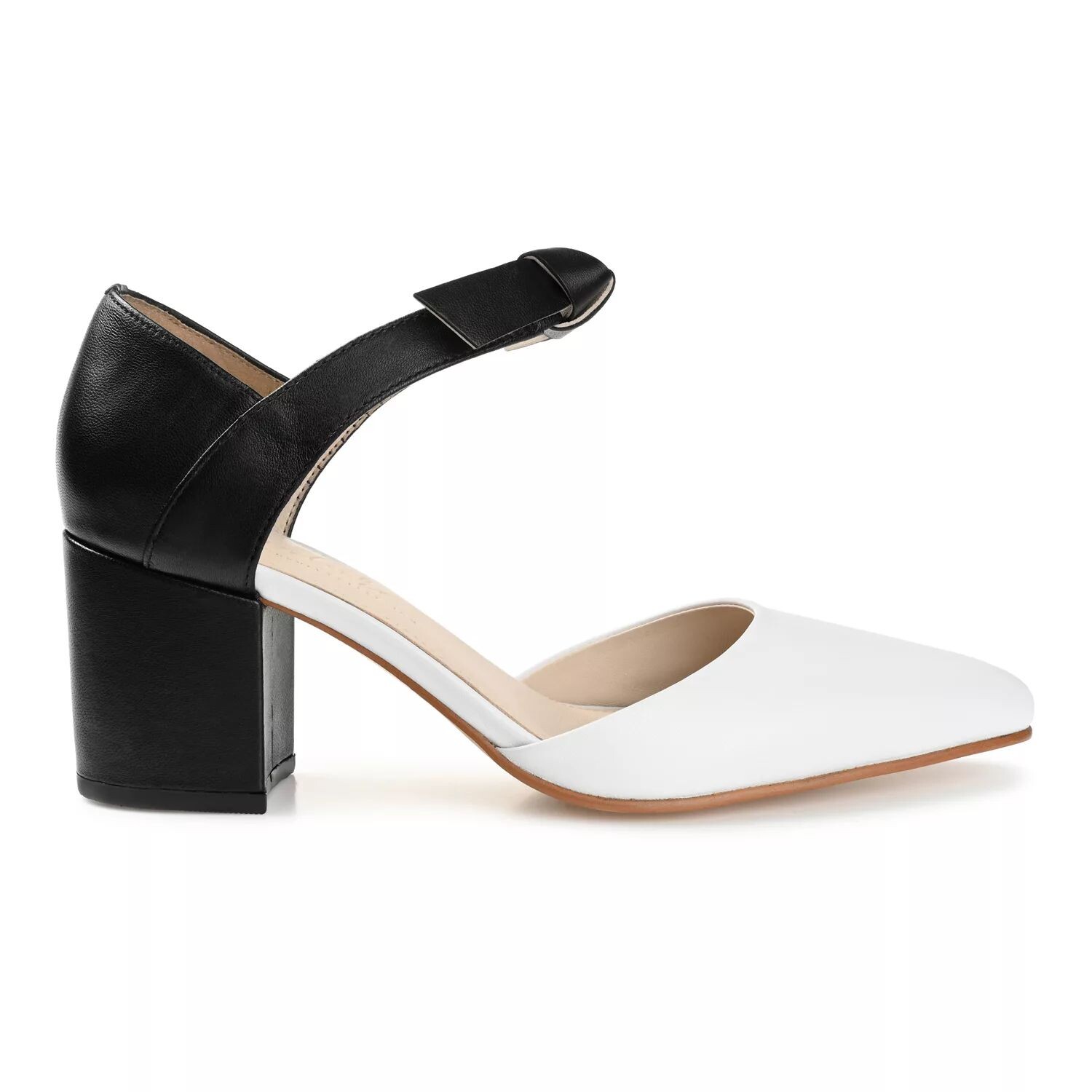 

Женские туфли из натуральной кожи Journee Collection Tru Comfort из пены Camille Heels Journee Signature, черный