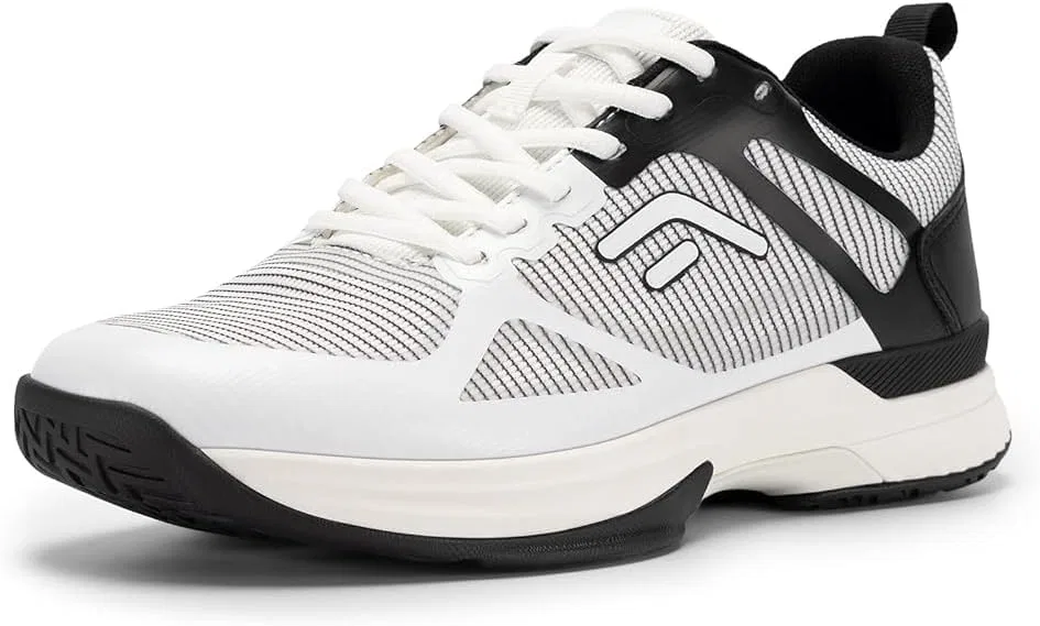 Кроссовки для пиклбола FitVille, цвет White/Black