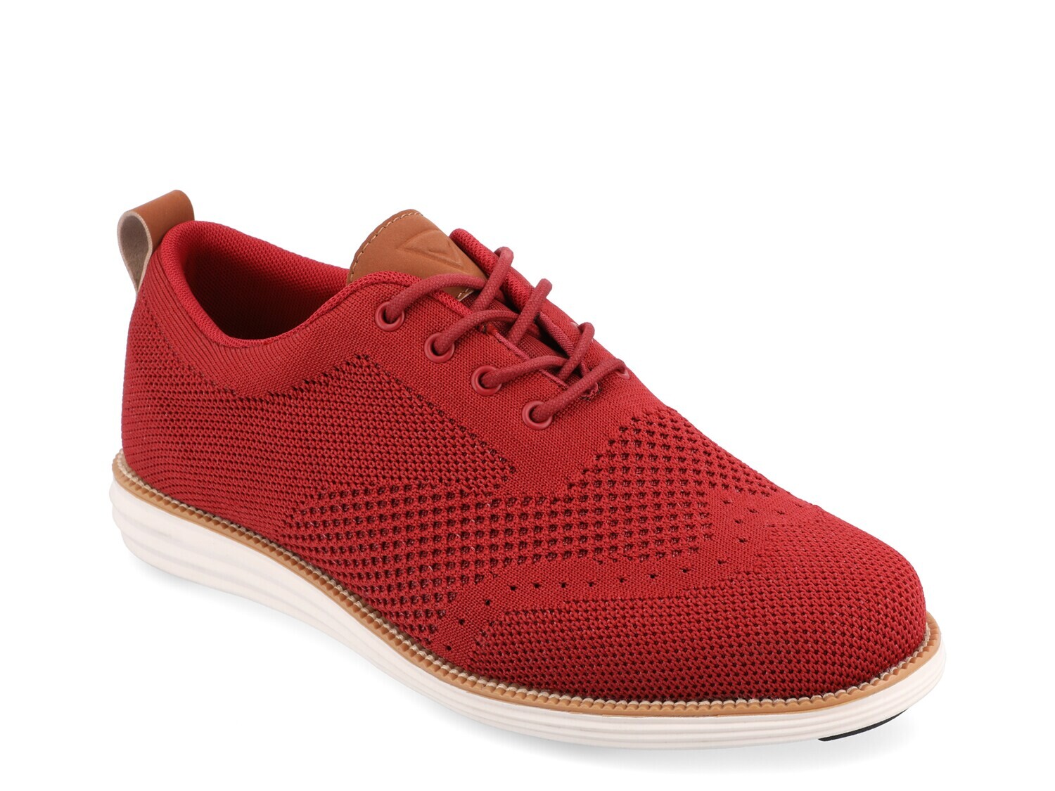 

Туфли-оксфорды Vance Co. Ezra Wingtip, красный