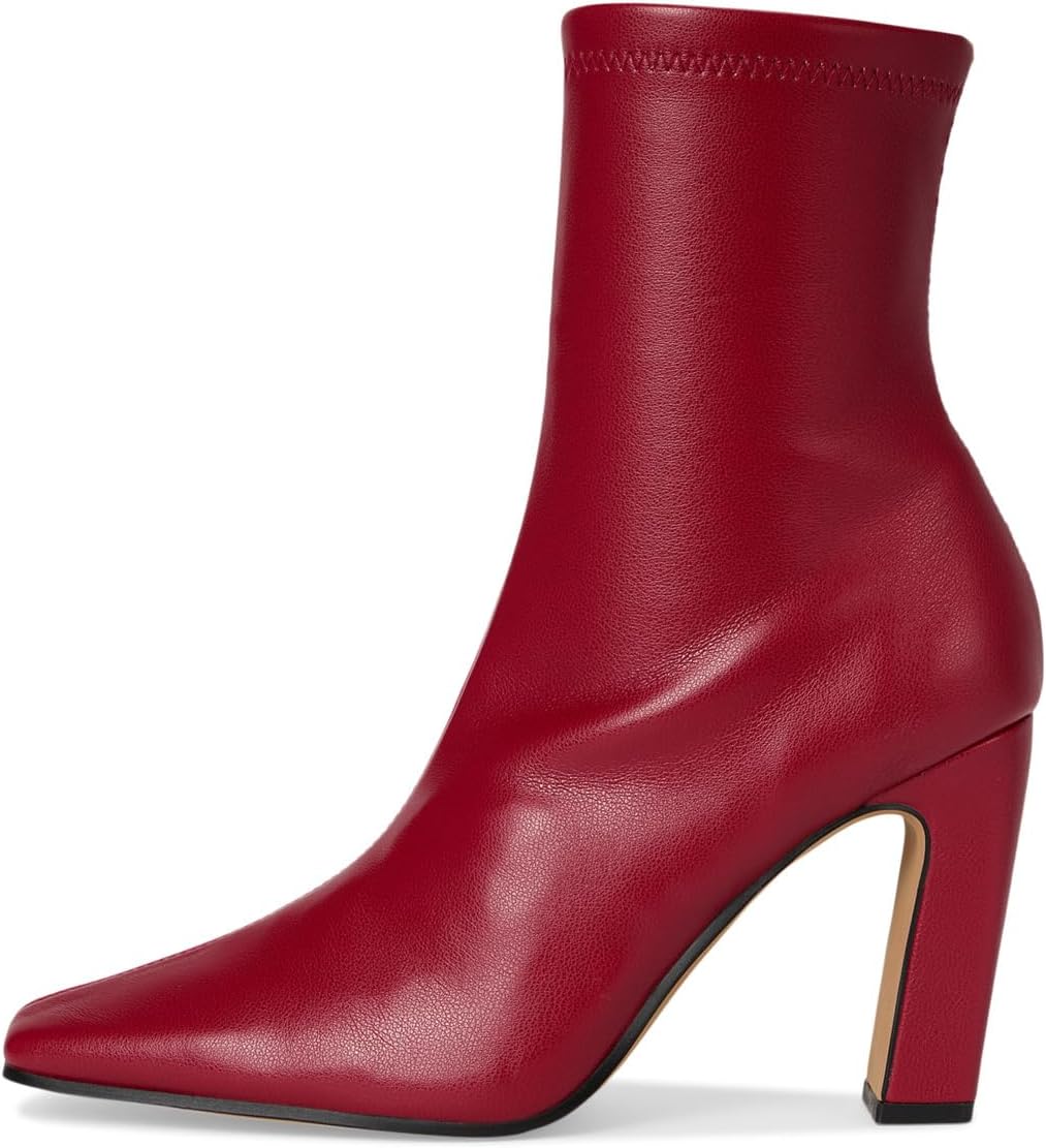 Женские ботильоны Steve Madden Vinka на высоком каблуке, красный — фото 4