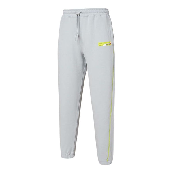 

Брюки x roaringwild sweatpants 'grey yellow' Puma, серый