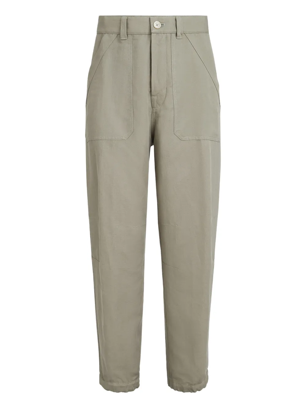 

Брюки с накладными карманами Brunello Cucinelli, зеленый