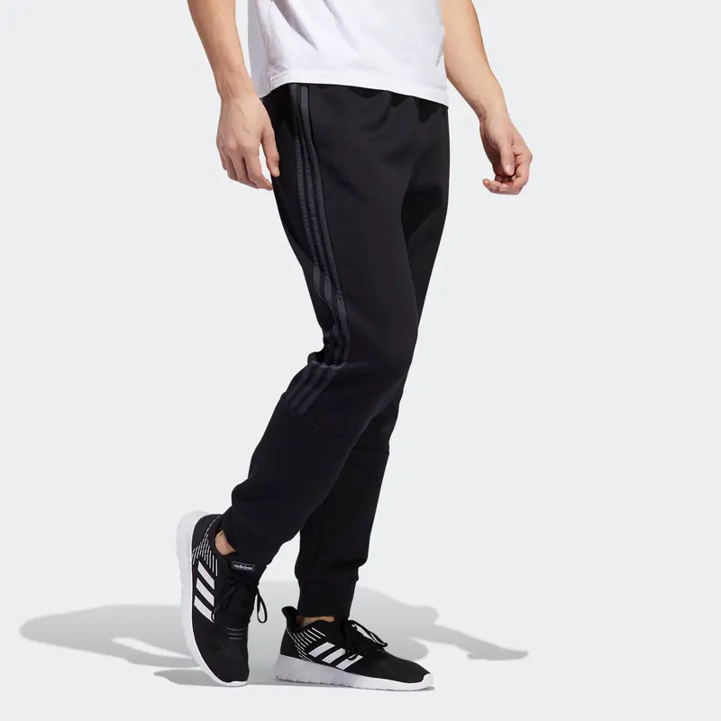 Мужские спортивные трикотажные брюки M 3S FL PT JG черный Adidas — фото 4