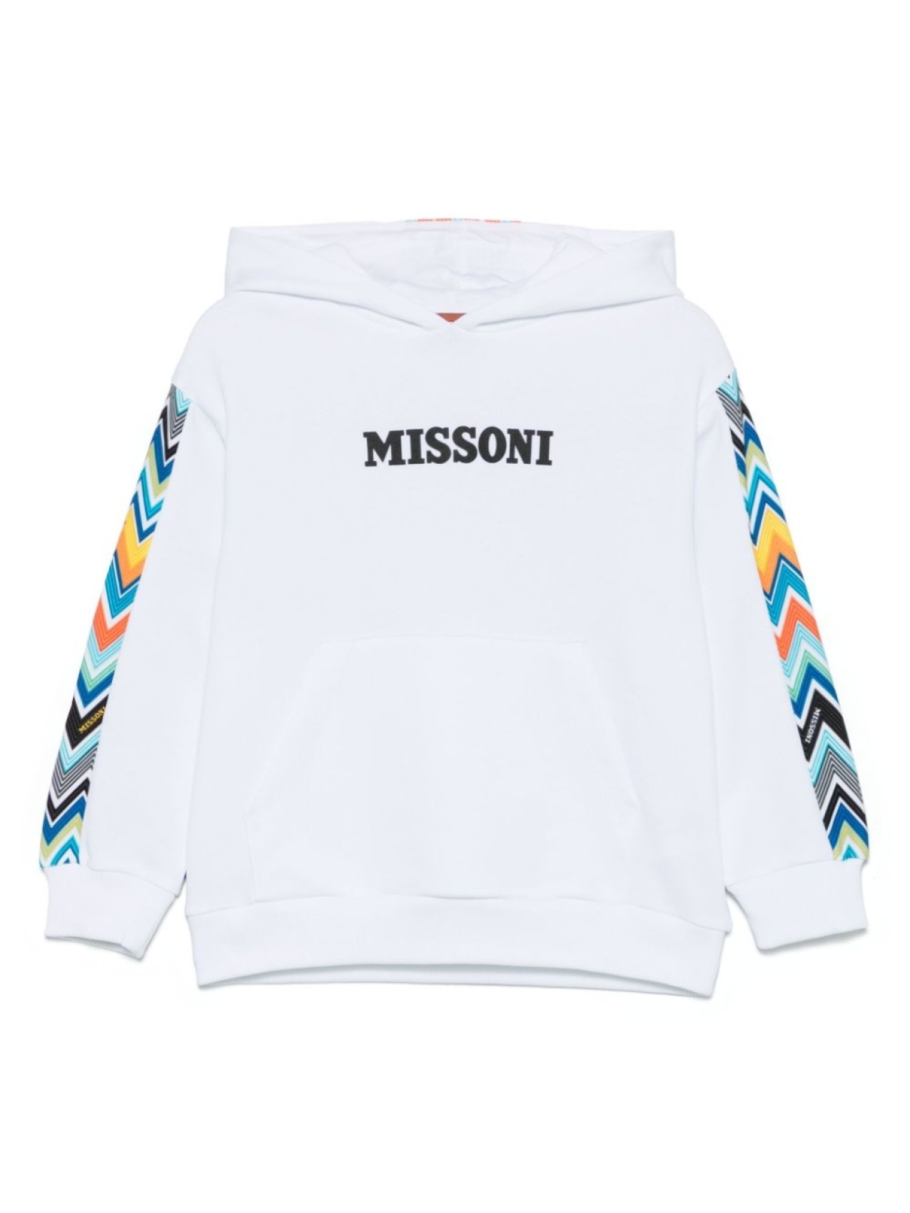 

Missoni Kids худи с логотипом, белый
