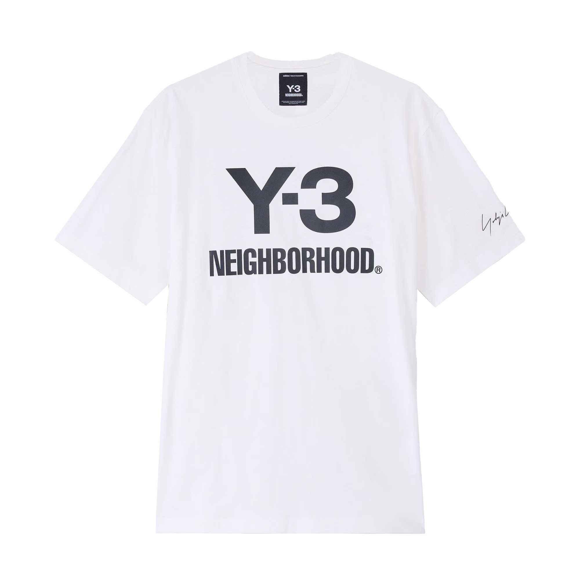 

Футболка Y 3 X Neighborhood с логотипом Y-3, белый