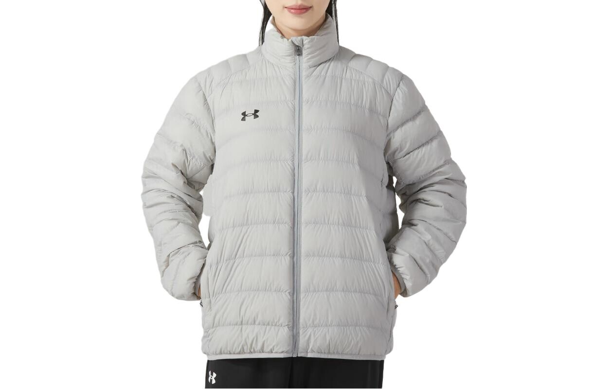 

Пуховик унисекс светло-серый Under Armour, серый