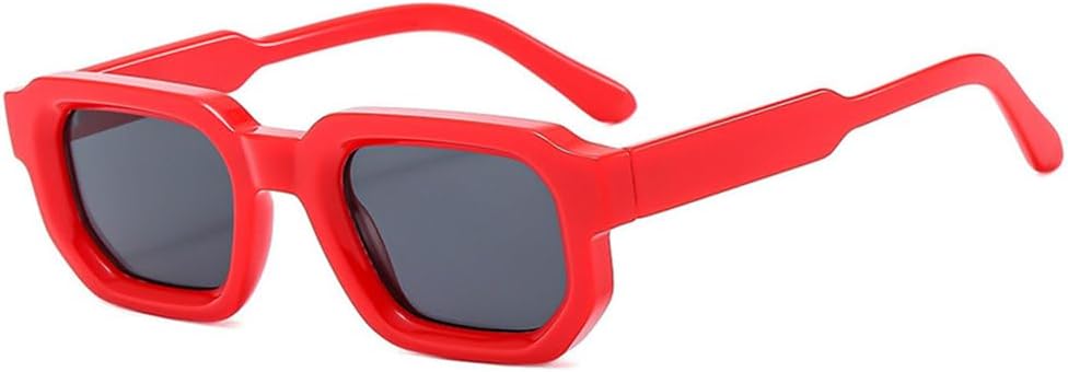 

Модные солнцезащитные очки с леопардовым принтом для женщин, популярные панк-очки, винтажные очки для мужчин, защита от ультрафиолета UV400, красные, черные, один размер TYUVIVO, Red-black