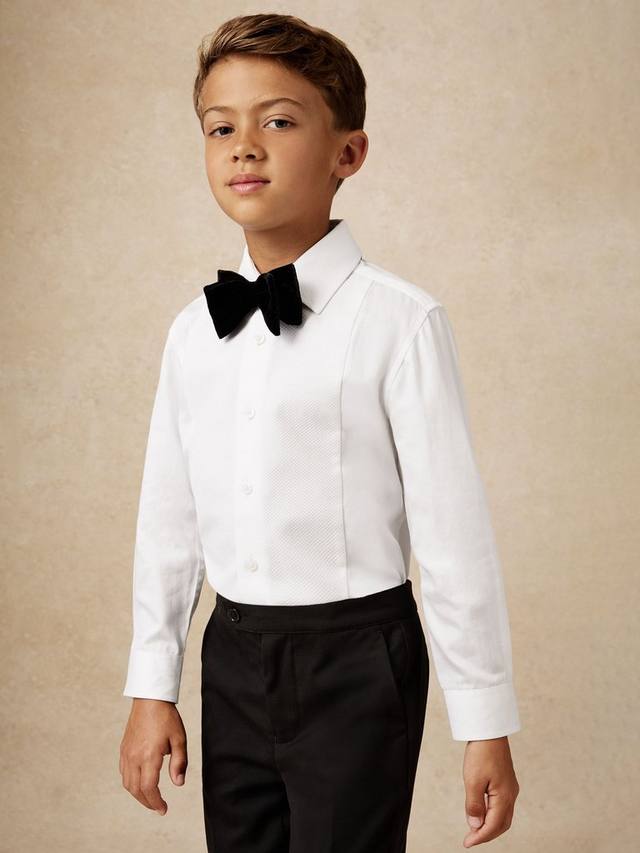 

Детская рубашка Marcel Cotton Poplin Slim Fit Reiss, White