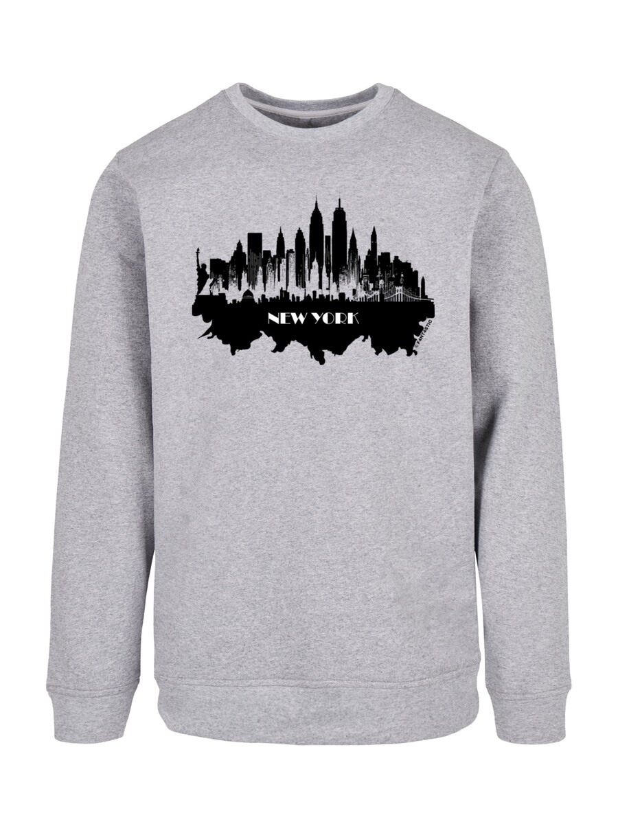 

Свитер F4NT4STIC Sweatshirt Cities Collection - New York skyline, серый