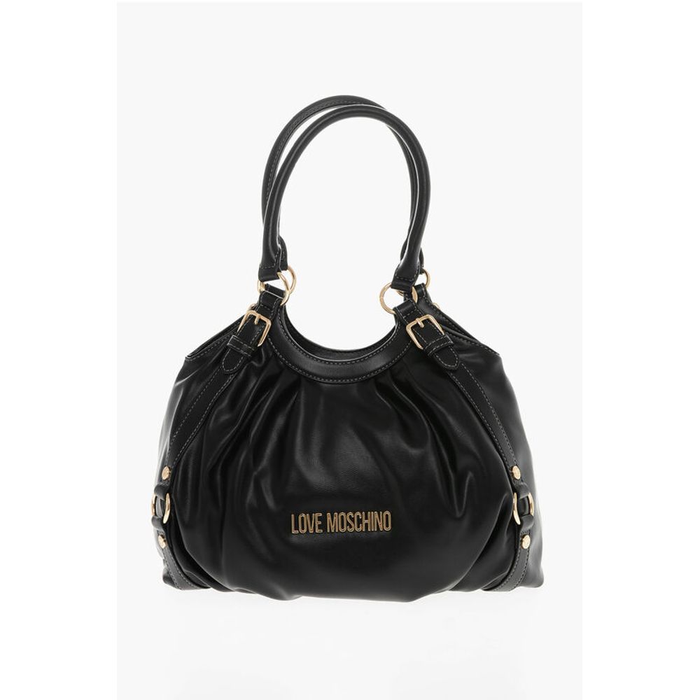 

Черная полиэтиленовая сумка-тоут Moschino, Black