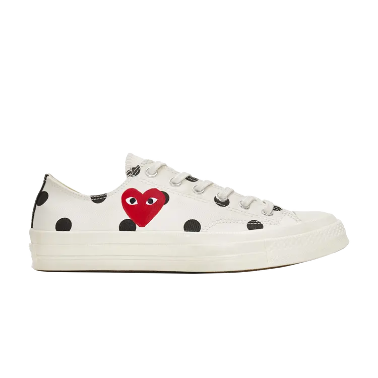 

Кроссовки Converse Comme des Garçons x Chuck Taylor All Star 70 Low 'Polka Dot', белый, Белый;серый, Кроссовки Converse Comme des Garçons x Chuck Taylor All Star 70 Low 'Polka Dot', белый