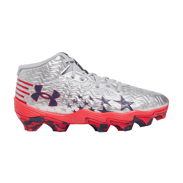 

Бутсы Under Armour Spotlight Hammer Jr 'USA', серебряный