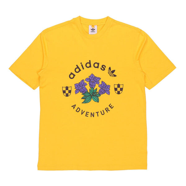 

Футболка adidas originals adventure T-shirt 'Yellow', желтый