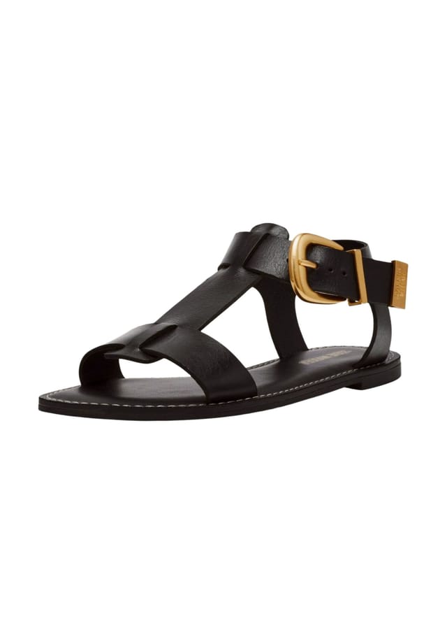 Кожаные сандалии Steve Madden, черный