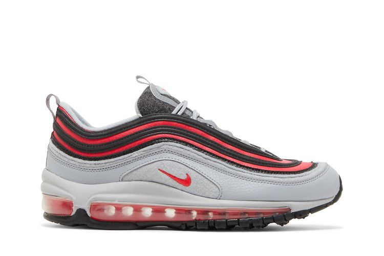 Кроссовки Nike Air Max 97 Felt GS 'Wolf Grey', серый — фото 2