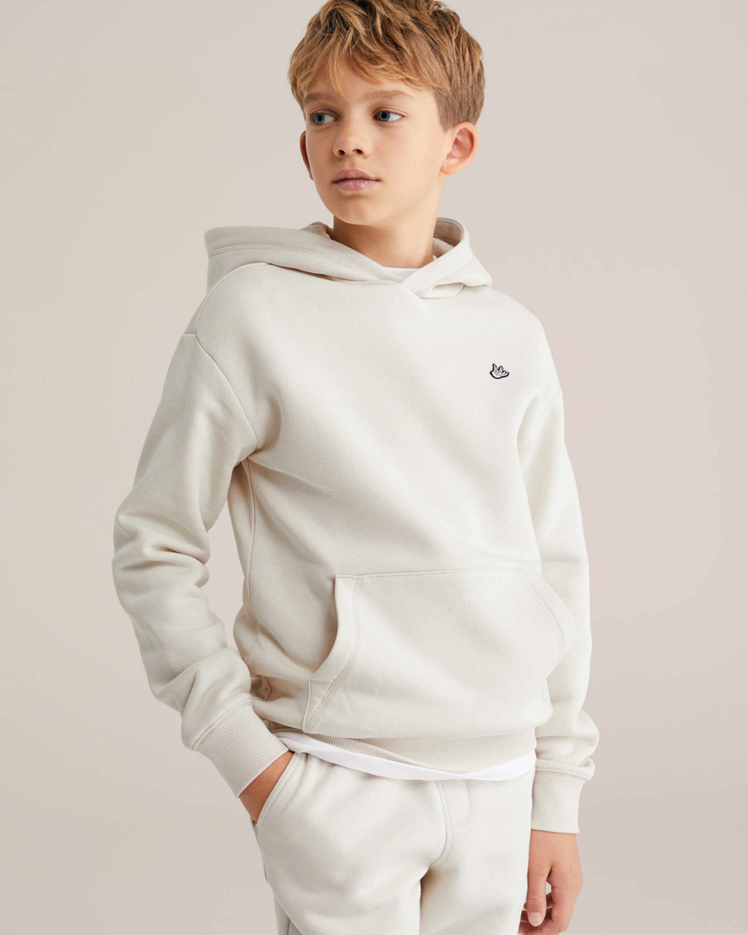WE Fashion Толстовка в бежевом цвете — фото 3