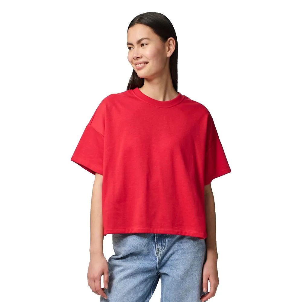 

Худи Pieces Chilli Summer Loose Fit short sleeve, красный