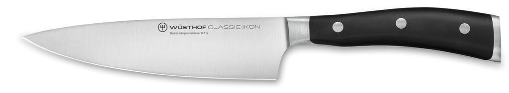 

WÜSTHOF Classic Ikon, длина лезвия: 16см, черный, поварской нож, 60-1030330116