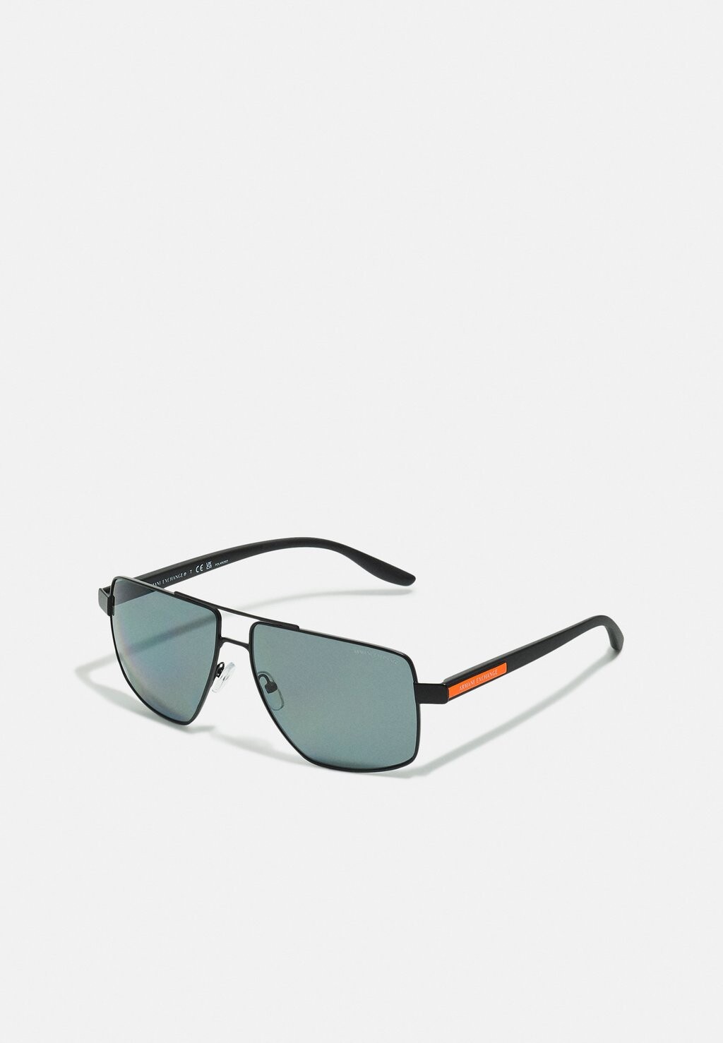 

Солнцезащитные очки Armani Exchange, цвет matte black