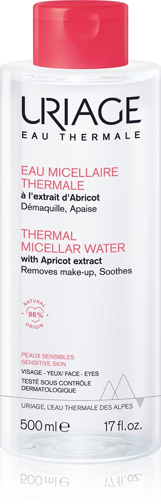 

Термальная мицеллярная вода Hygiène - очищающая мицеллярная вода для чувствительной кожи Uriage, 500 мл