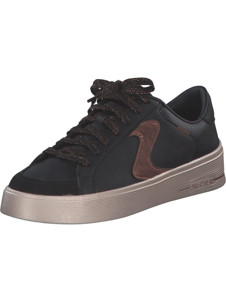 Элегантные туфли на шнуровке Skechers, цвет black/brown trim