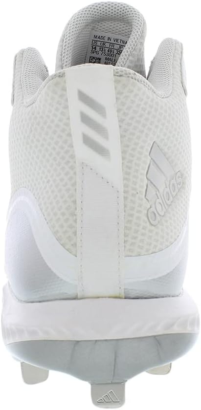 Мужские бейсбольные бутсы adidas Icon V Bounce, белый/серебряный — фото 3