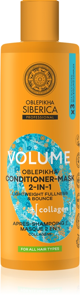 

Кондиционер и маска Oblepikha siberica «два в одном» для увеличения объема волос Natura Siberica, 400 мл