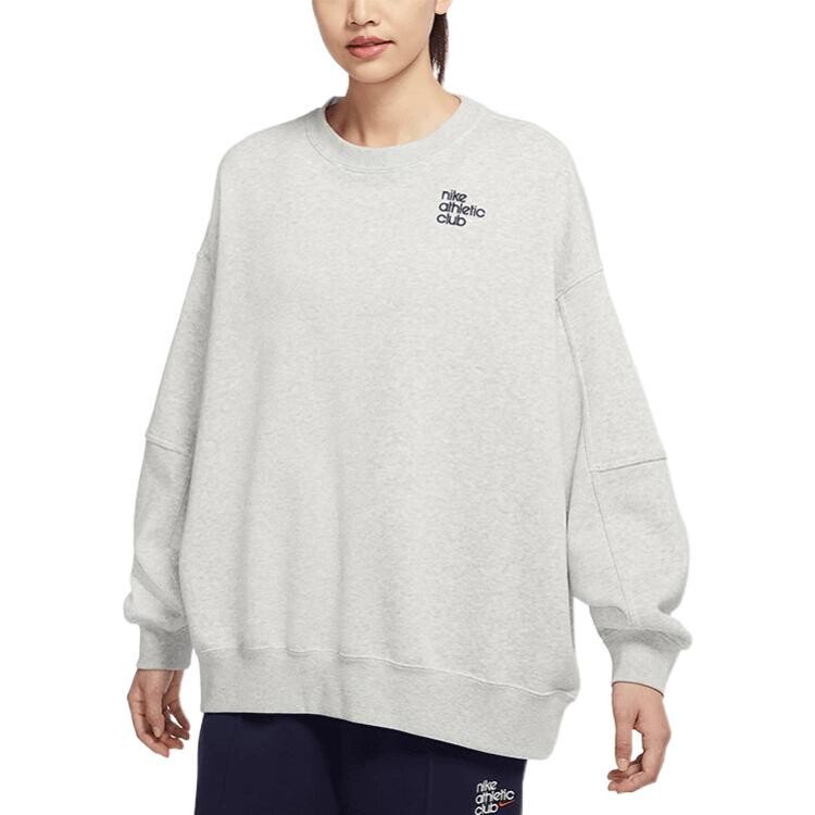 Толстовка женская серая Nike — фото 4