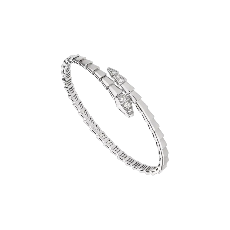

Браслет serpenti viper из белого золота с полупаве из бриллиантов - br859759 BULGARI