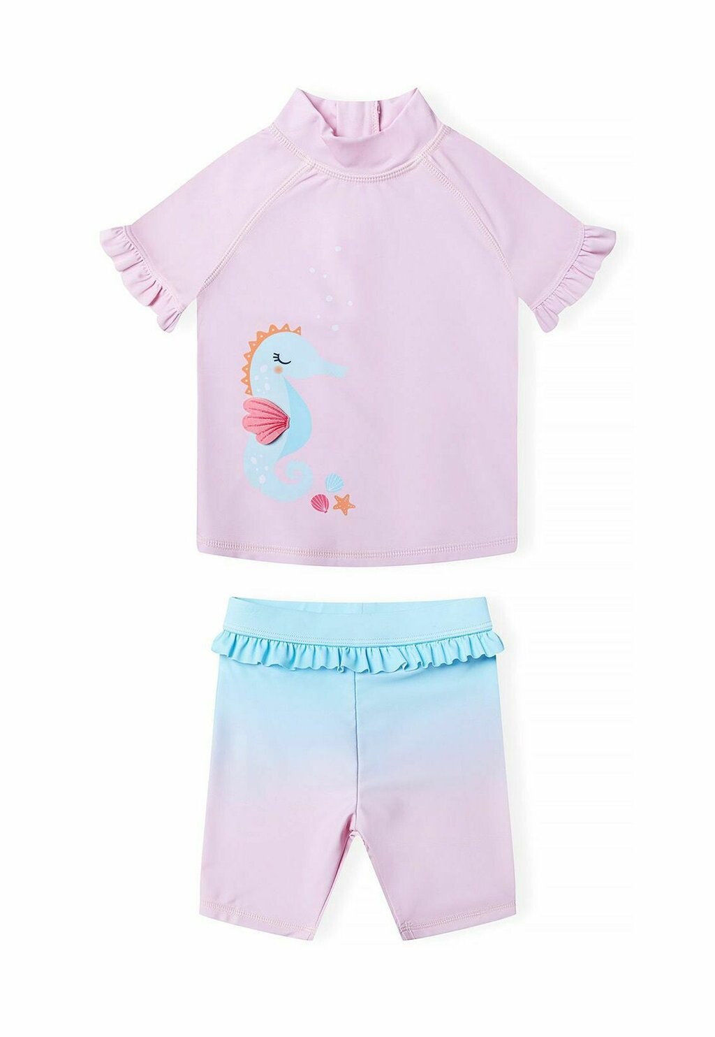

Купальник 2 PIECE SHORT SLEEVE SET MINOTI, цвет pink light blue