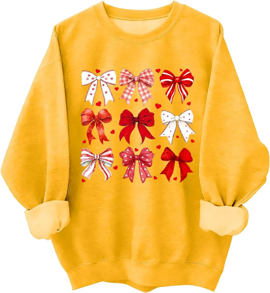 

Свитшот Valentine Coquette Bow Hoodie JIONOCY