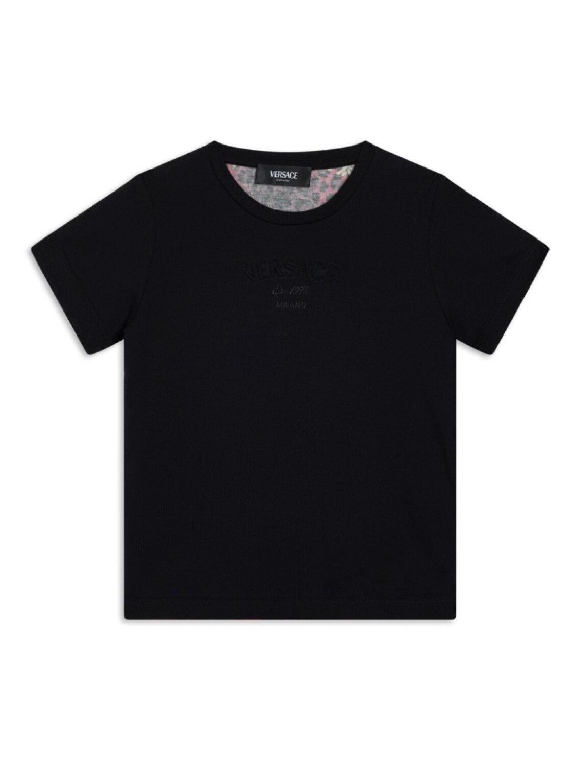 

Versace Kids футболка с принтом в стиле барокко, черный