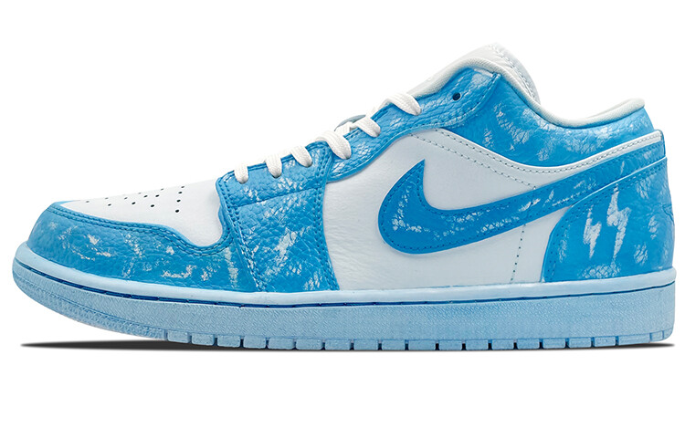 

Кроссовки Air JORDAN 1 Vintage Basketball Shoes Men Low-Top White Blue