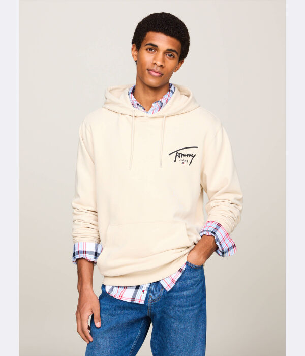

Толстовка мужская Tommy Jeans с логотипом бренда, экрю
