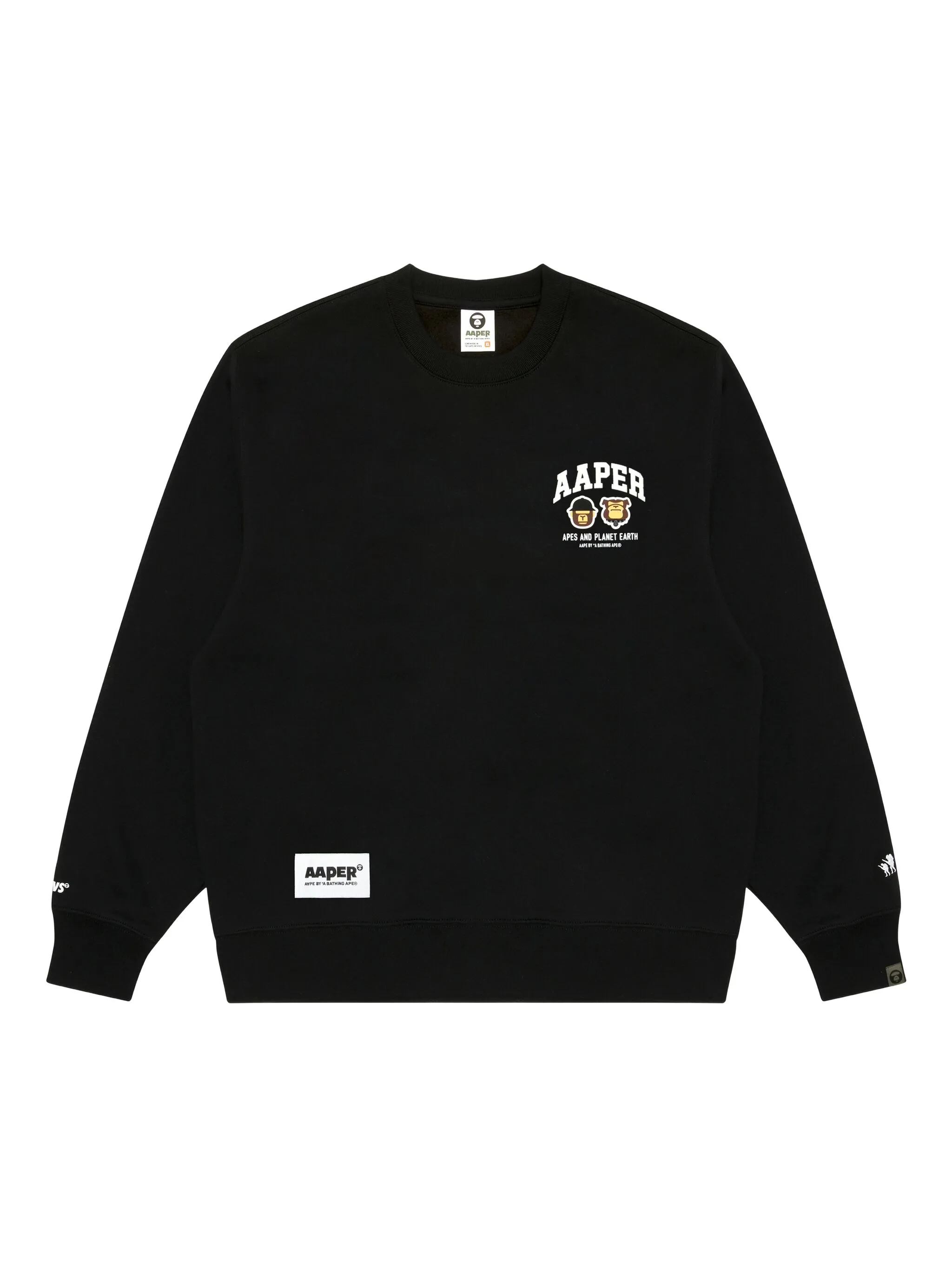 

Толстовка Planet Earth Aape By A Bathing Ape, черный