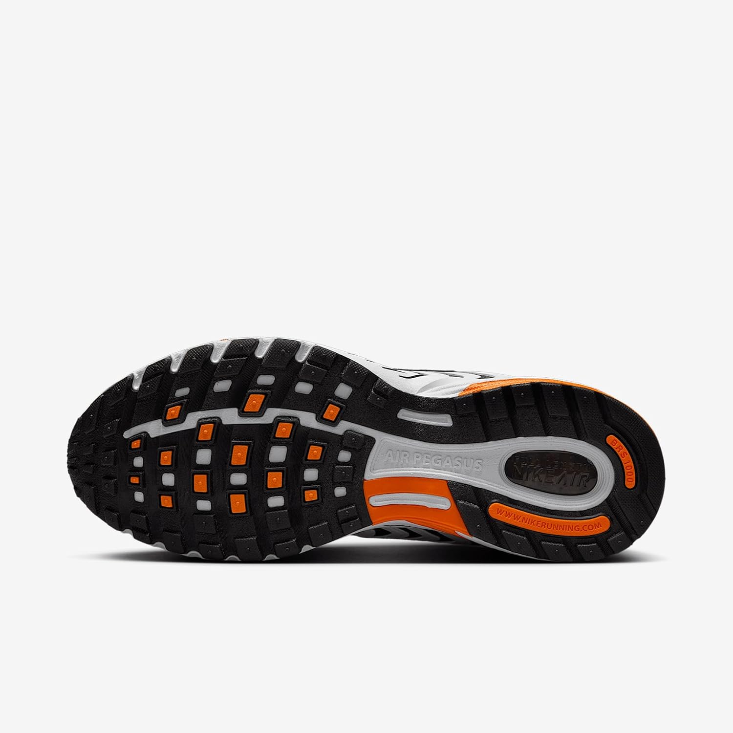 Мужские кроссовки Nike Air Pegasus 2005, белый/черный/оранжевый — фото 2
