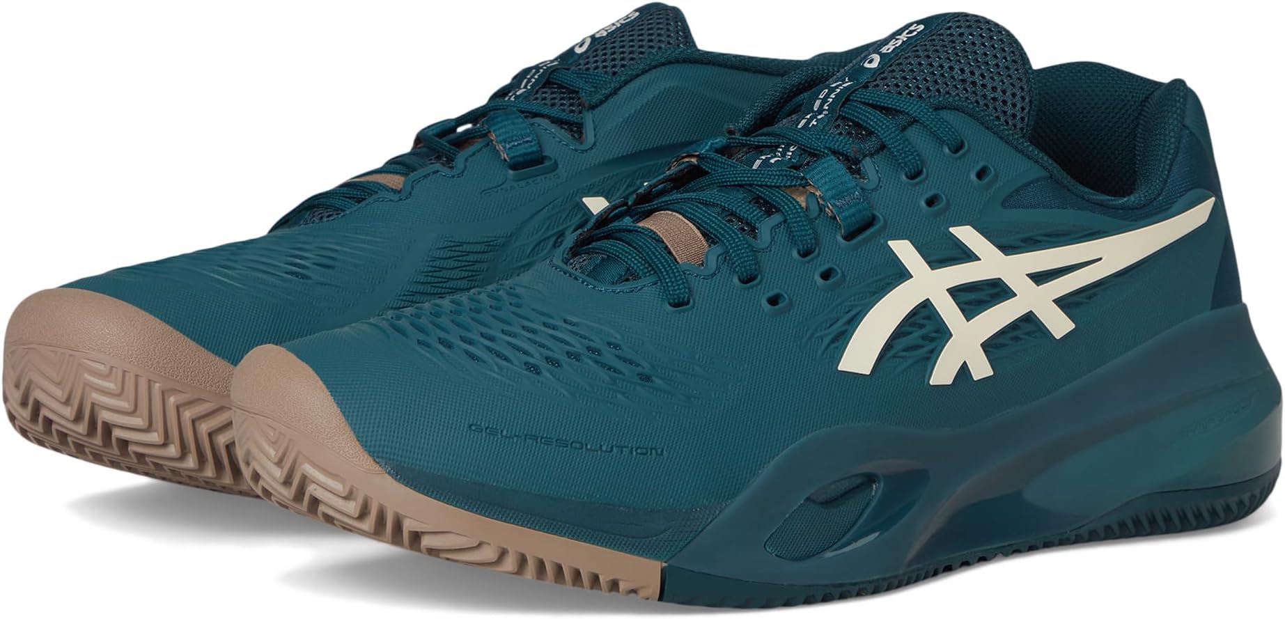 

Кроссовки ASICS Gel-Resolution X Clay, цвет Saxon Green/Birch