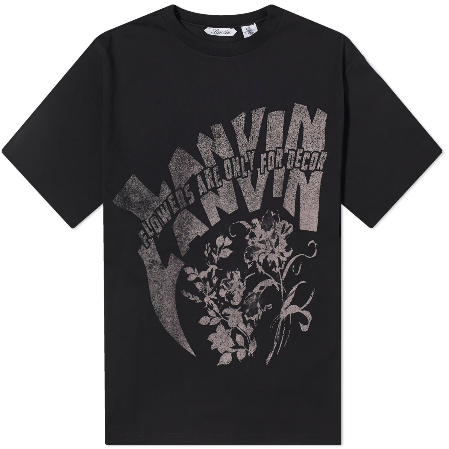 

Футболка Lanvin X Future Printed T-Shirt, черный